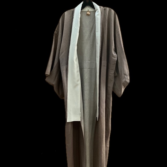 Japanese 100% Silk Mens Kimono - Picture 1 of 4